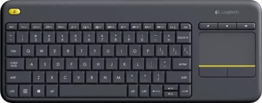 Logitech K400 Plus TV Wireless Touch Keyboard Touchpad Keyboard for Internet-Connected TVs - eBuy UAE